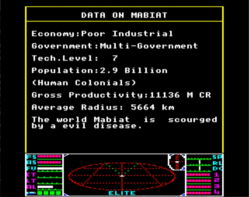 Elite for the BBC Micro 